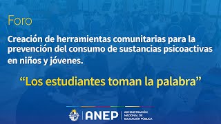 Foro quotLos estudiantes toman la palabraquot [upl. by Haugen]