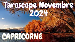 ♑️ CAPRICORNE ♑️ Novembre 2024 🔮 Quand le grand amour frappe à votre porte [upl. by Page]