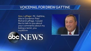 Maine Gov Paul LePage Leaves ExpletiveFilled Voicemail [upl. by Noevart599]