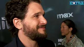 Kit Harington Reveals Daughter Took FIRST STEPS as He Gushes Over Kids Exclusive [upl. by Ahsikam]