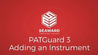 Adding an Instrument to PATGuard 3 PAT Testing Software [upl. by Moria]