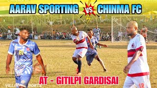 Aarav Sporting 🆚 Chinma Fc  2nd Round  At  Gitilpi Gardisai Football Tournament 2024 [upl. by Kisor]