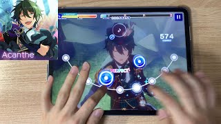 【앙상블 스타즈】 예술적인 채보  Acanthe EXPERT Lv28 Perfect Combo [upl. by Colis]