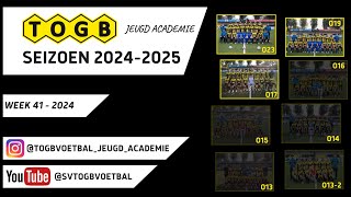 TOGB Jeugd Academie 20242025  Goals van week 41  2024 [upl. by Adlay]