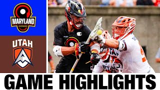 Maryland Whipsnakes vs Utah Archers Championship Highlights  2024 Premier Lacrosse League [upl. by Azial51]