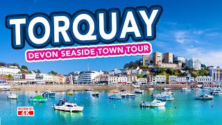 TORQUAY DEVON  Full tour of the seaside holiday town of Torquay [upl. by Nylecoj]