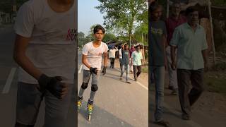 Public Reaction😮🔥🤩publicreaction trendingskate djshortsskatingreaction bhojpuri skating [upl. by Shanie]