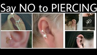 ear cuffs say no to piercing [upl. by Wilmette]