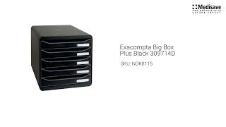 Exacompta Big Box Plus Black 309714D NDK8115 [upl. by Uchida]