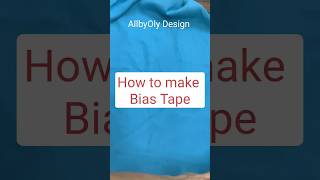 How to make Bias Tape [upl. by Airdnaxela352]