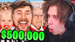 RUBIUS REACCIONA a GENTE DE 1100 AÑOS PELEA por 500000  MR BEAST [upl. by Akemej207]