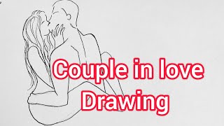 couple in love position drawing💕 please rate it ☺️ [upl. by Annet]