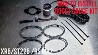 Focus XR5  ST225  RS Boost gauge install Step by step by OEM Denied Performance [upl. by Ssor65]