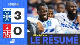 Elisha Owusu and Jabal Score Goal Auxerrer vs Brest Highlights Ligue1 2024 [upl. by Littlejohn]