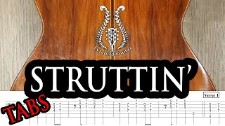 Struttin Jerry Reed  w TABS performed by Martijn Hadders  Lyrebird Guitar [upl. by Burtie404]