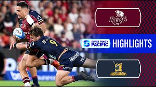 HIGHLIGHTS  REDS v HIGHLANDERS  Super Rugby Pacific 2024  Round 9 [upl. by Tlevesor]