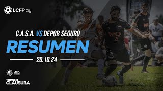 Resumen Depor Seguro vs CASA  201024 [upl. by Elfreda]