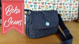 Diy Bolsa Jeans [upl. by Birkett]