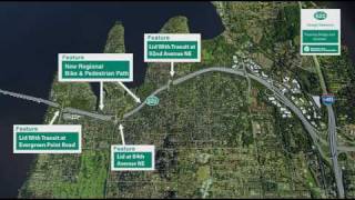 SR 520  Eastside design simulation  SR 520 Program  April 2009 [upl. by Aikrahs]