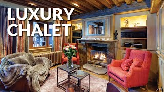 AMAZING LOCATION FOR THIS LUXURY CHALET  With pool spa amp ski room in Courchevel 1850  A16255 [upl. by Shirley]