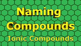 Naming Ionic Compounds [upl. by Sculley997]