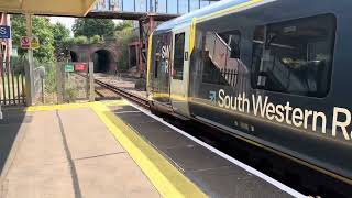 Pokesdown for Boscombe Railway Station  Trains at and a tour of the station  01082024 [upl. by Yenettirb]