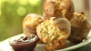 Rosemary Parmesan Popovers Recipe  Kin Community [upl. by Ahsienod]