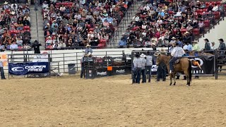 Team Roping  2022 West Texas Open  Round 1 [upl. by Nylannej]