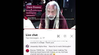 Dave fennoy appreciate my Walking Dead Game Edits Videos on my YouTube channel [upl. by Ainola]