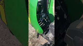 Got the S240 John Deere mower running battery was bad [upl. by Manley616]