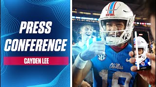 PRESSER  Cayden Lee  Week 13 at Florida [upl. by Jacobsohn]