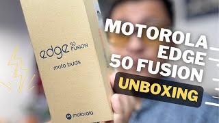 ¡Llegó el Motorola Edge 50 Fusion Unboxing en español [upl. by Stephana697]