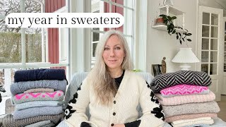 A knitting episode 13 Everything I knitted in 2023 amp what I wear the most [upl. by Rabbi]