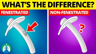 Fenestrated vs NonFenestrated Tracheostomy Tube Medical Overview [upl. by Eramal]