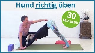 Herabschauender Hund  25 Minuten Yoga TechnikStunde [upl. by Aryt]