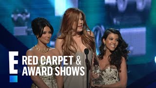 The Peoples Choice for Favorite TV Guilty Pleasure is KUWTK  E Peoples Choice Awards [upl. by Eram]