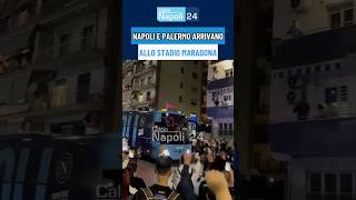 NAPOLI PALERMO LIVE 🔴 Guardate cos’accade fuori lo stadio Maradona 🚨 [upl. by Parcel434]