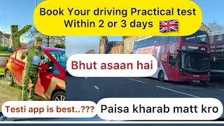 how to book driving test slot Book your driving practical test earlier  uk driving practical test [upl. by Enyamrahs]