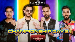 Playground 3 Championship Day 2  Shadow Fight  CarryMinati Elvish Yadav Techno Gamerz Mortal [upl. by Hanover930]