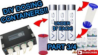 Jebao DP4 Doser DIY CONTAINERS Video 3 of 4 [upl. by Ainessey]