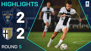 LECCEPARMA 22  HIGHLIGHTS  Parma score twice in added time  Serie A 202425 [upl. by Ainotal]