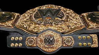 REVIEW WWE MINI WORLD HEAVYWEIGHT CHAMPIONSHIP REPLICA w COMPARISON review wwe raw wrestling [upl. by Radack668]