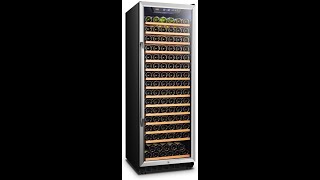 WINE COOLER Roll over image to zoom inLanbo Compressor Builtin Single Zone Wine Cooler [upl. by Modeste]