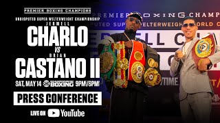 FINAL PRESS CONFERENCE Jermell Charlo vs Brian Castano 2  CharloCastano2 [upl. by Blount399]