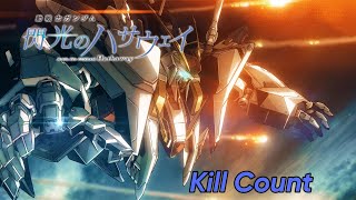 Mobile Suit Gundam Hathaway 2021 Kill Count [upl. by Otto221]