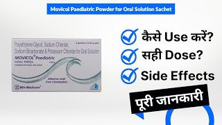 Movicol Paediatric Powder for Oral Solution Sachet Uses in Hindi  Side Effects  Dose [upl. by Llehcsreh]