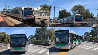 Trains and buses at Oats St [upl. by Luz515]