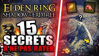 ELDEN RING  15 SECRETS INCROYABLES dans le DLC Shadow of the Erdtree [upl. by Eenhpad]