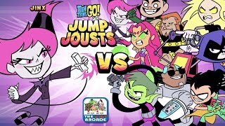 Teen Titans Go Jump Jousts  Jinx takes on All Challengers Cartoon Network Games [upl. by Lehcyar186]