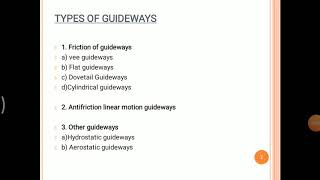 Types of Guideways [upl. by Gregor]